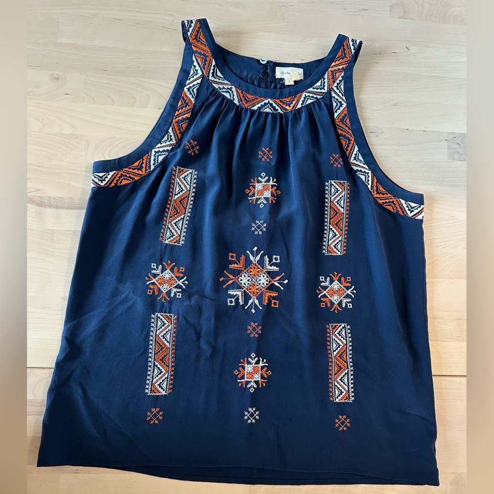 Meadow Rue 100% Silk Blouse